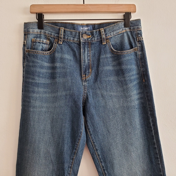 NEW Old Navy Straight Leg Husky Dark Denim Jeans - Picture 4 of 7